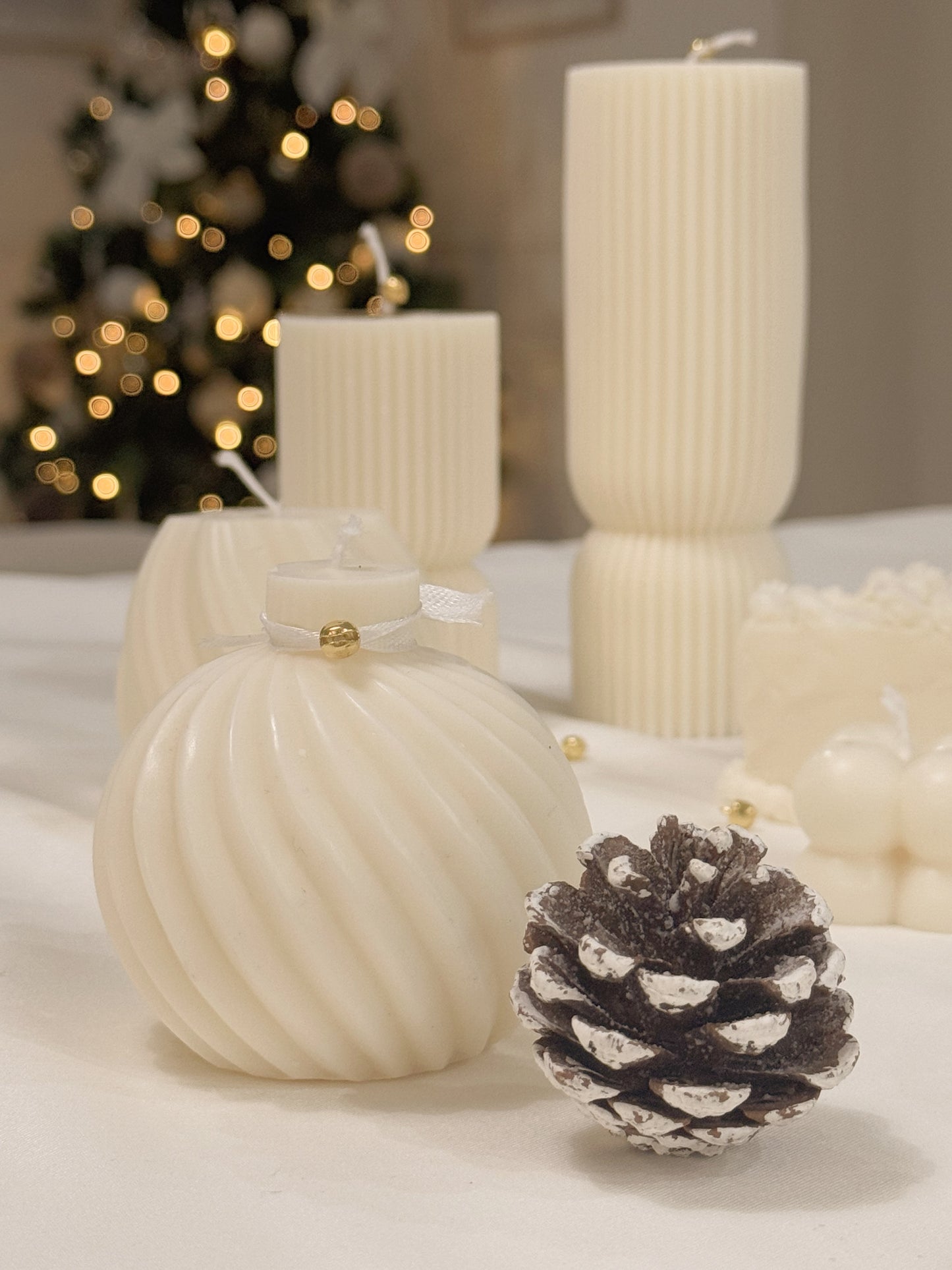 Candle boule de noel